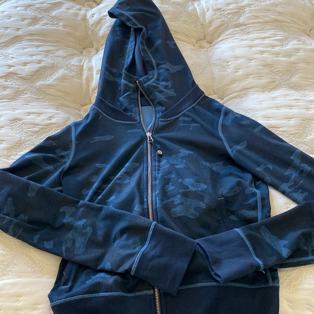 Lululemon blue camo hoodie